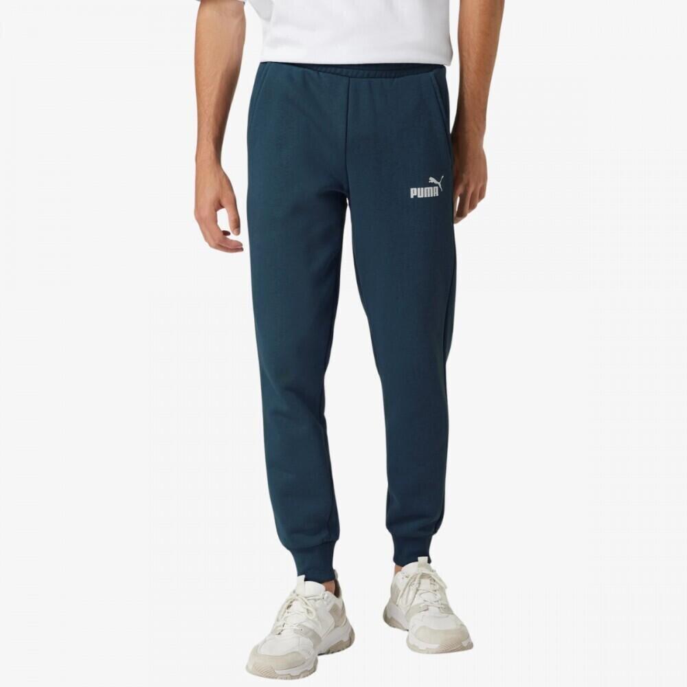 Pantaloni Da Jogging Logo Uomo Puma ESS Blu Navy 5/5