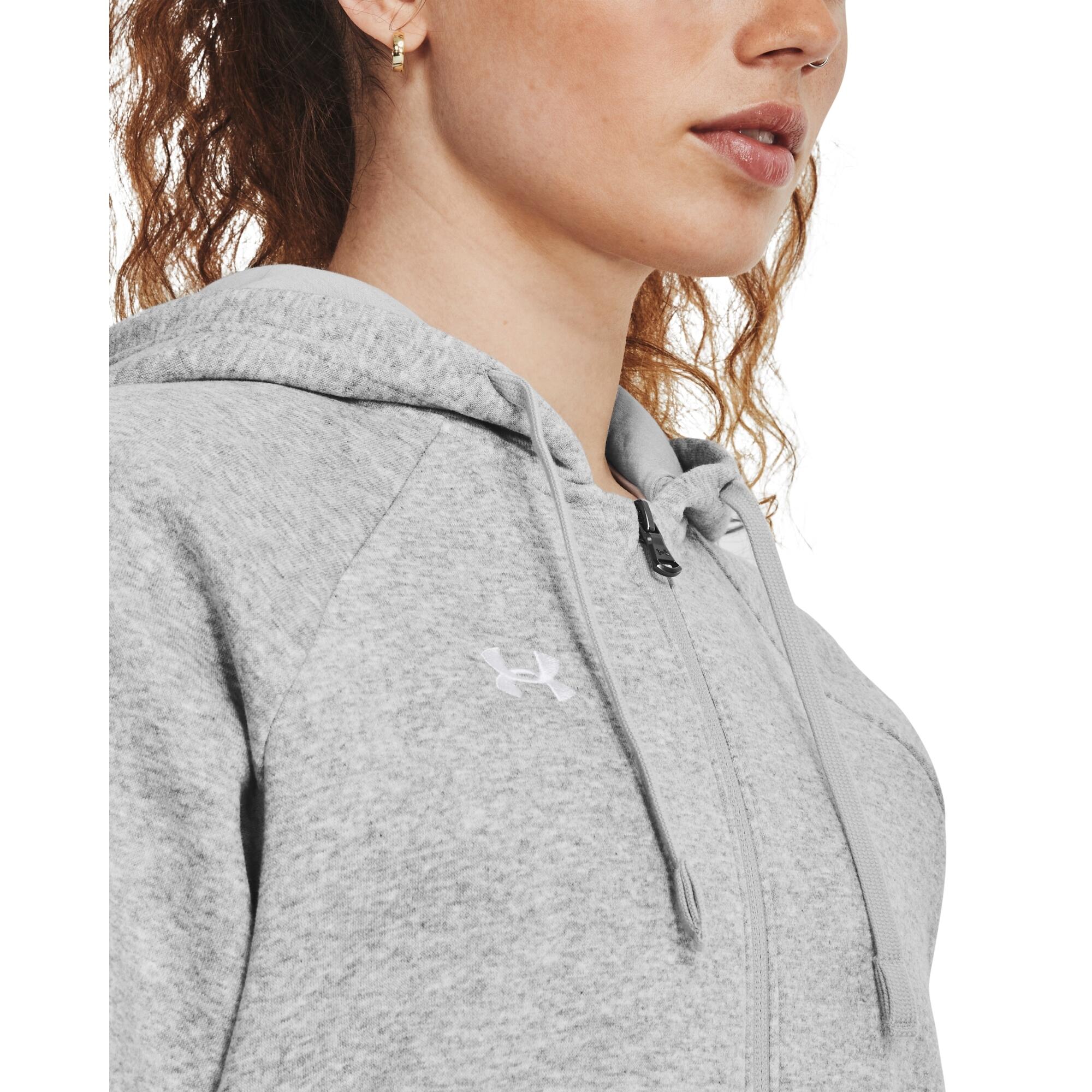 Sweatshirt à capuche molleton full zip femme Under Armour Rival 6/6