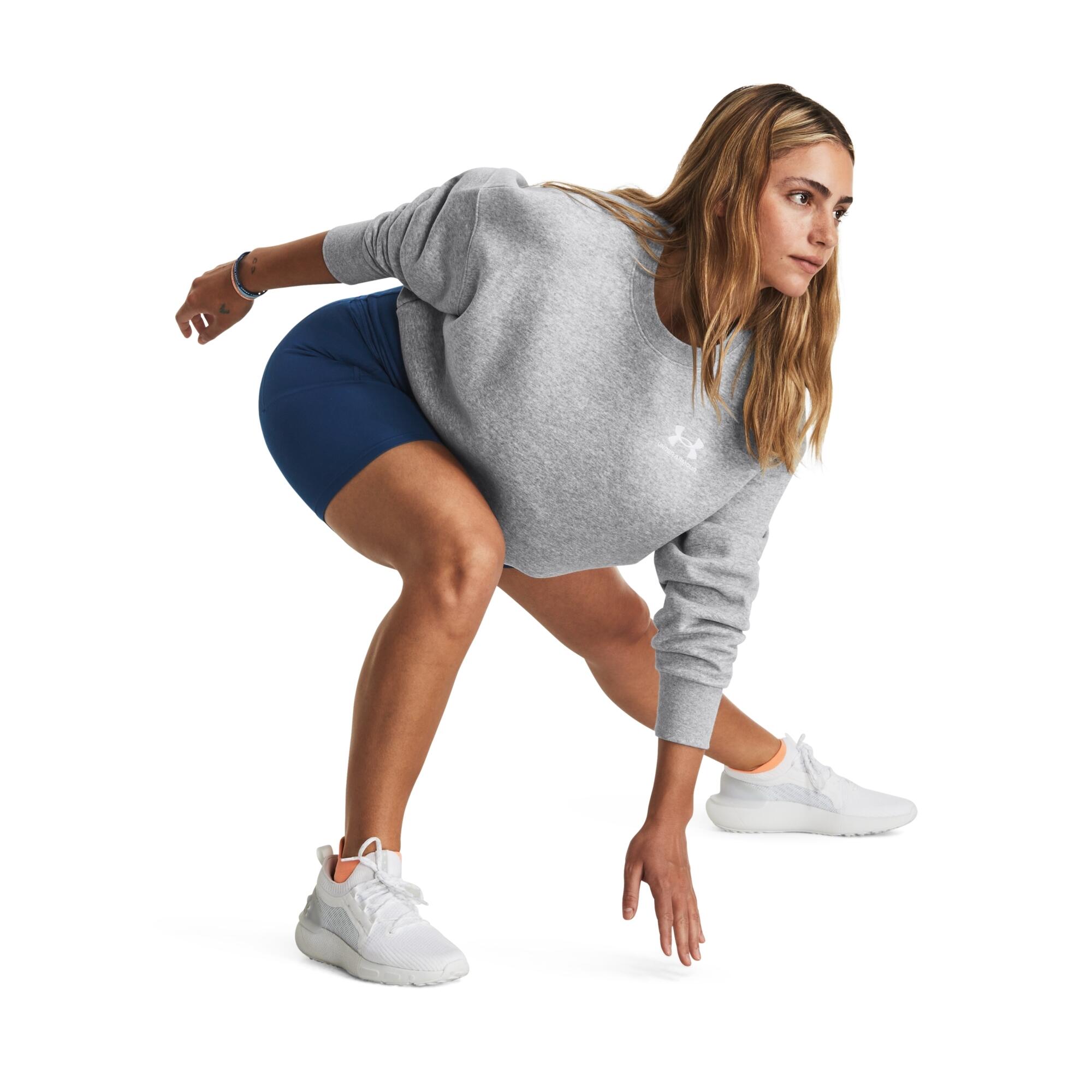 Sweatshirt femme Under Armour Essential Flc OS Crew 7/7