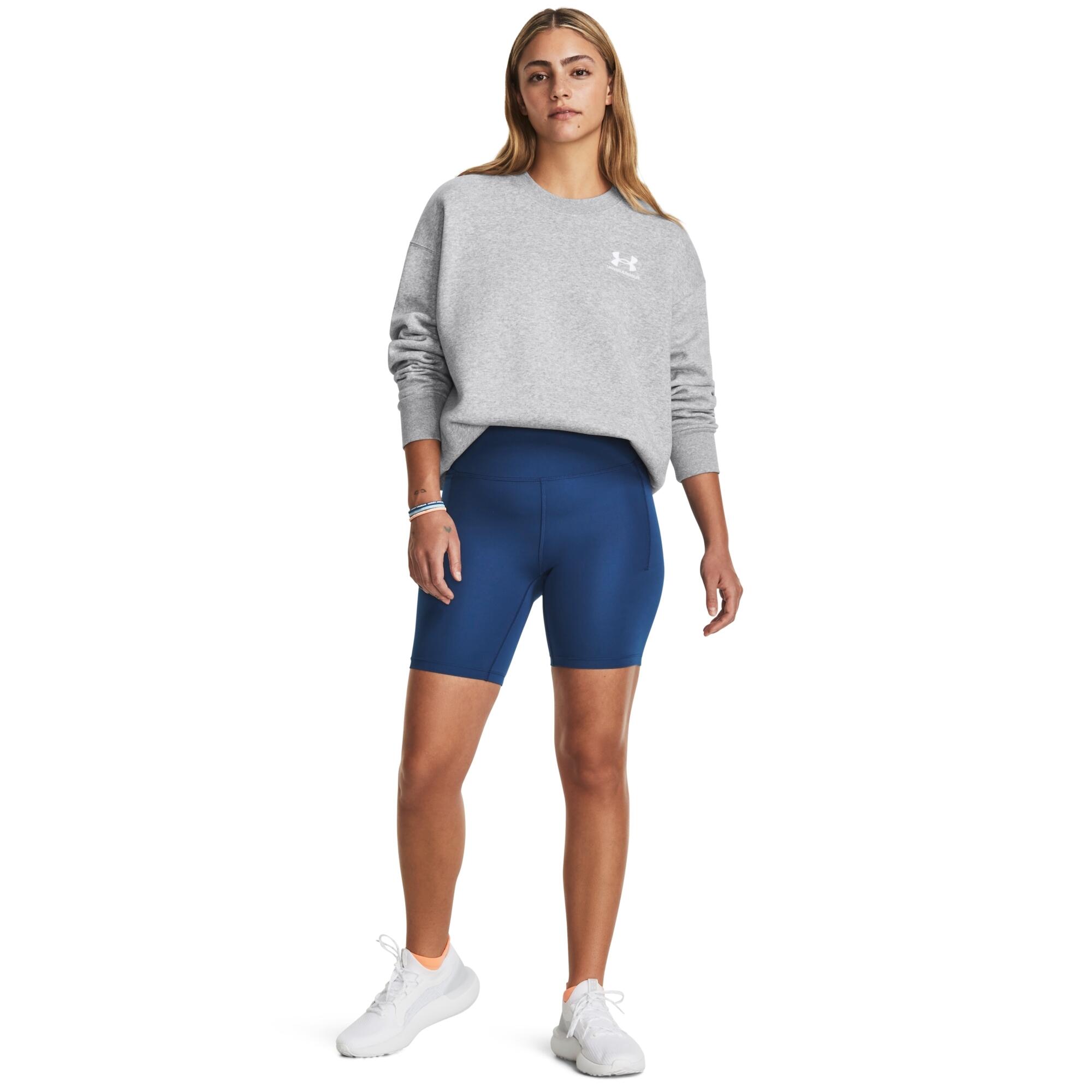 Sweatshirt femme Under Armour Essential Flc OS Crew 2/7