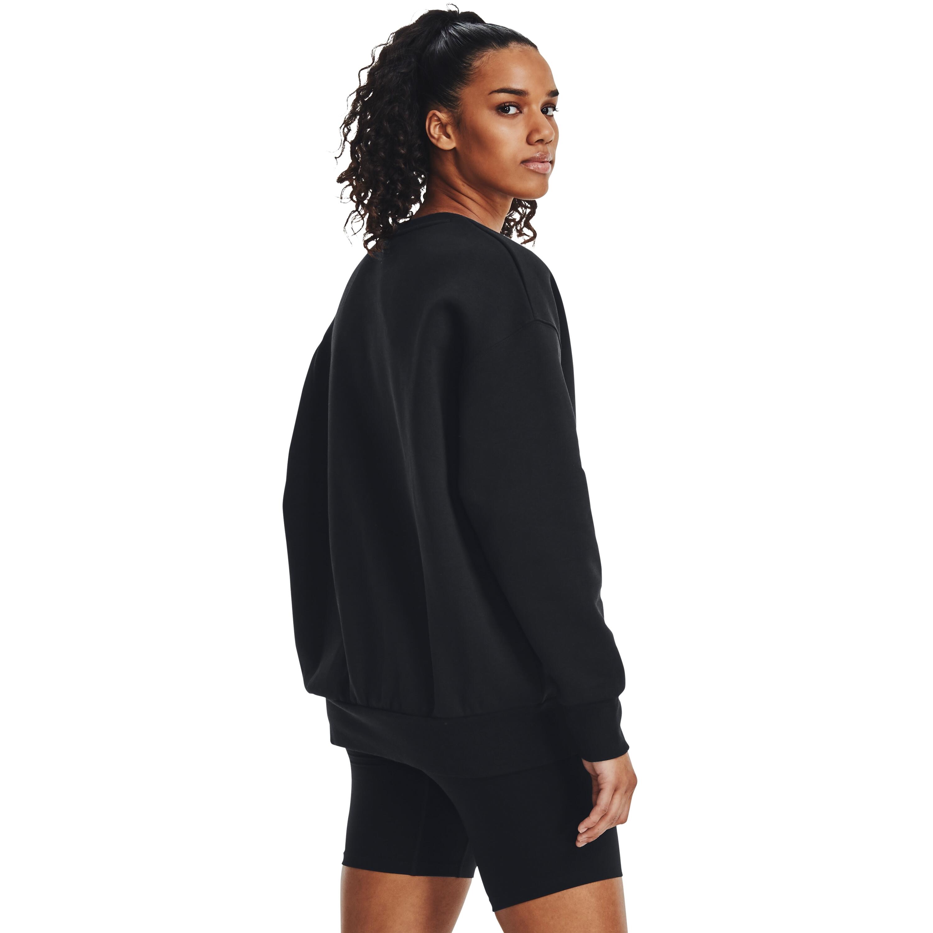 Sweatshirt femme Under Armour Essential Flc OS Crew 5/6
