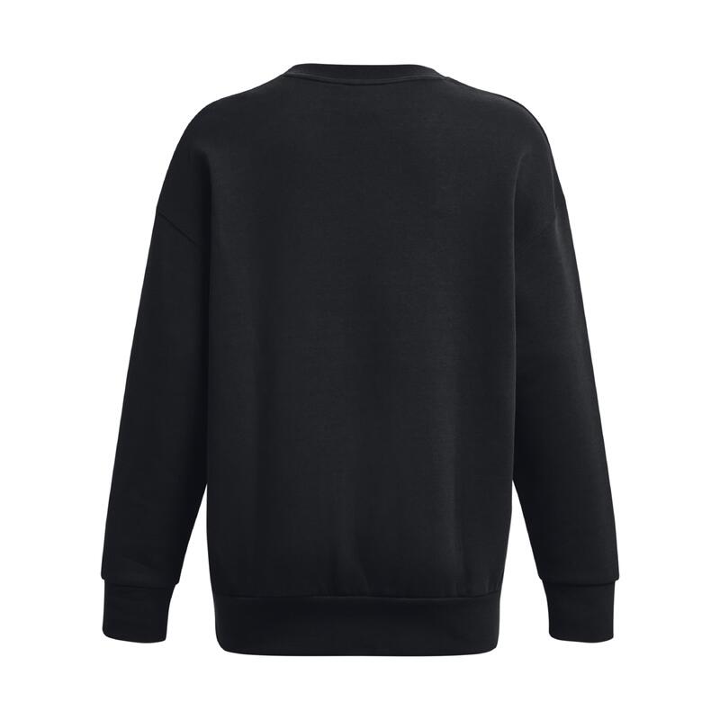 Hanorac pentru damă Under Armour Essential Flc Os Crew Negru Negru