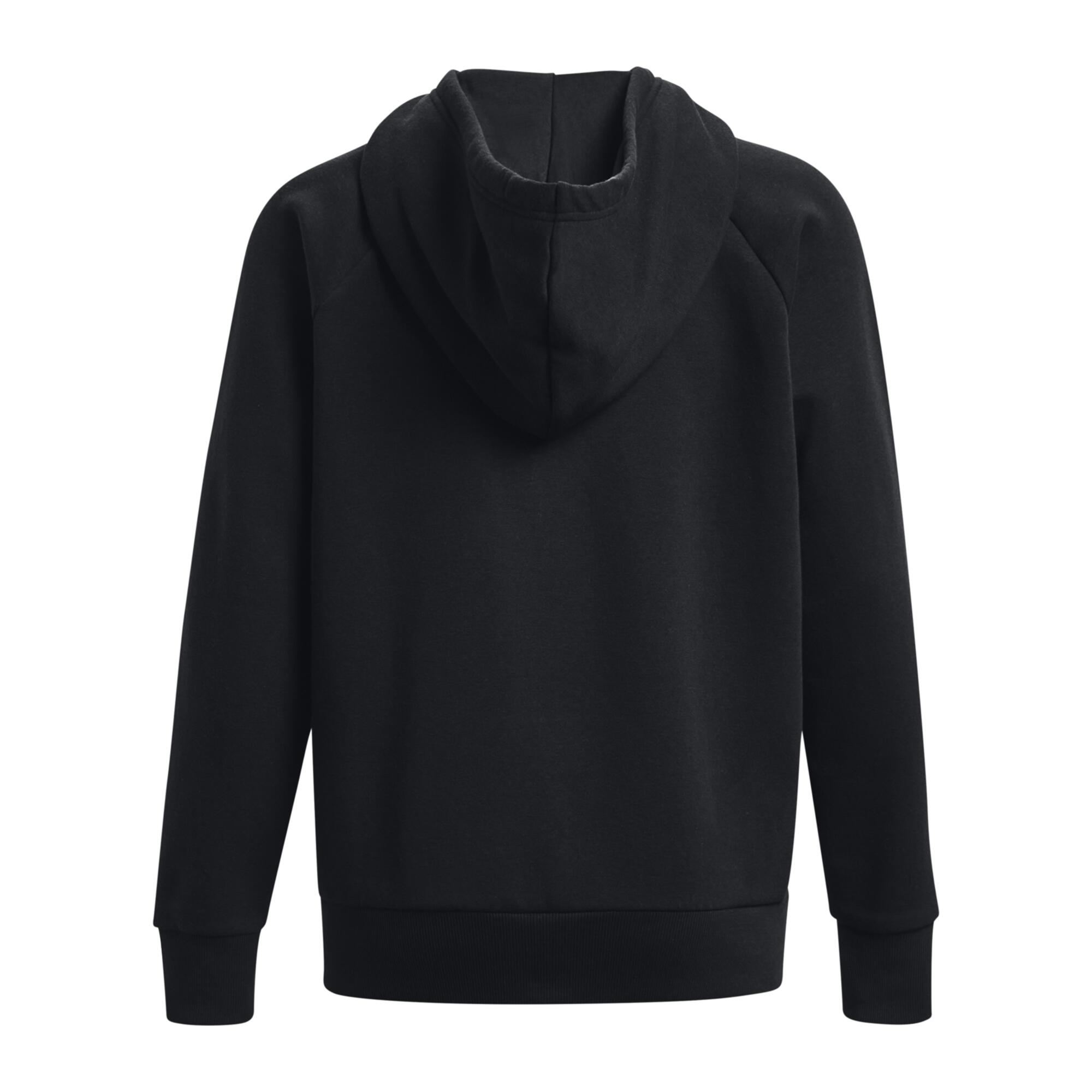 Felpa con cappuccio in pile da donna con zip integrale Under Armour Rival 4/6