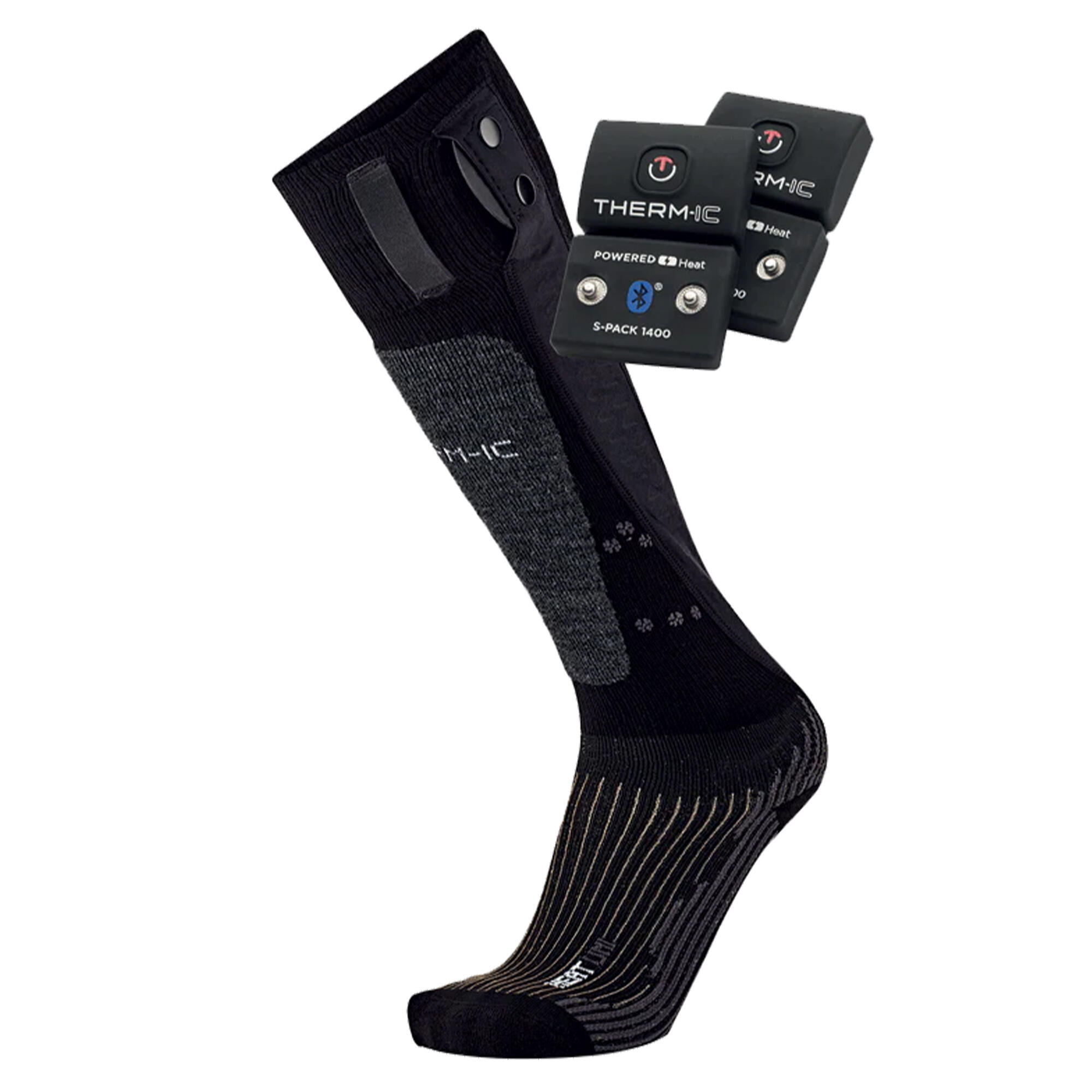 THERM-IC Multisport verwarmde sok met Bluetooth-batterijen - Set Heat Uni + S-Pack 1400 B