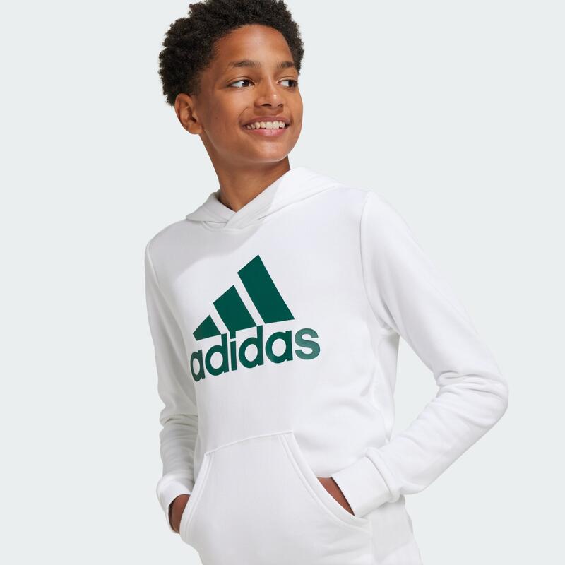 Sweat-shirt à capuche en coton Big Logo Essentials