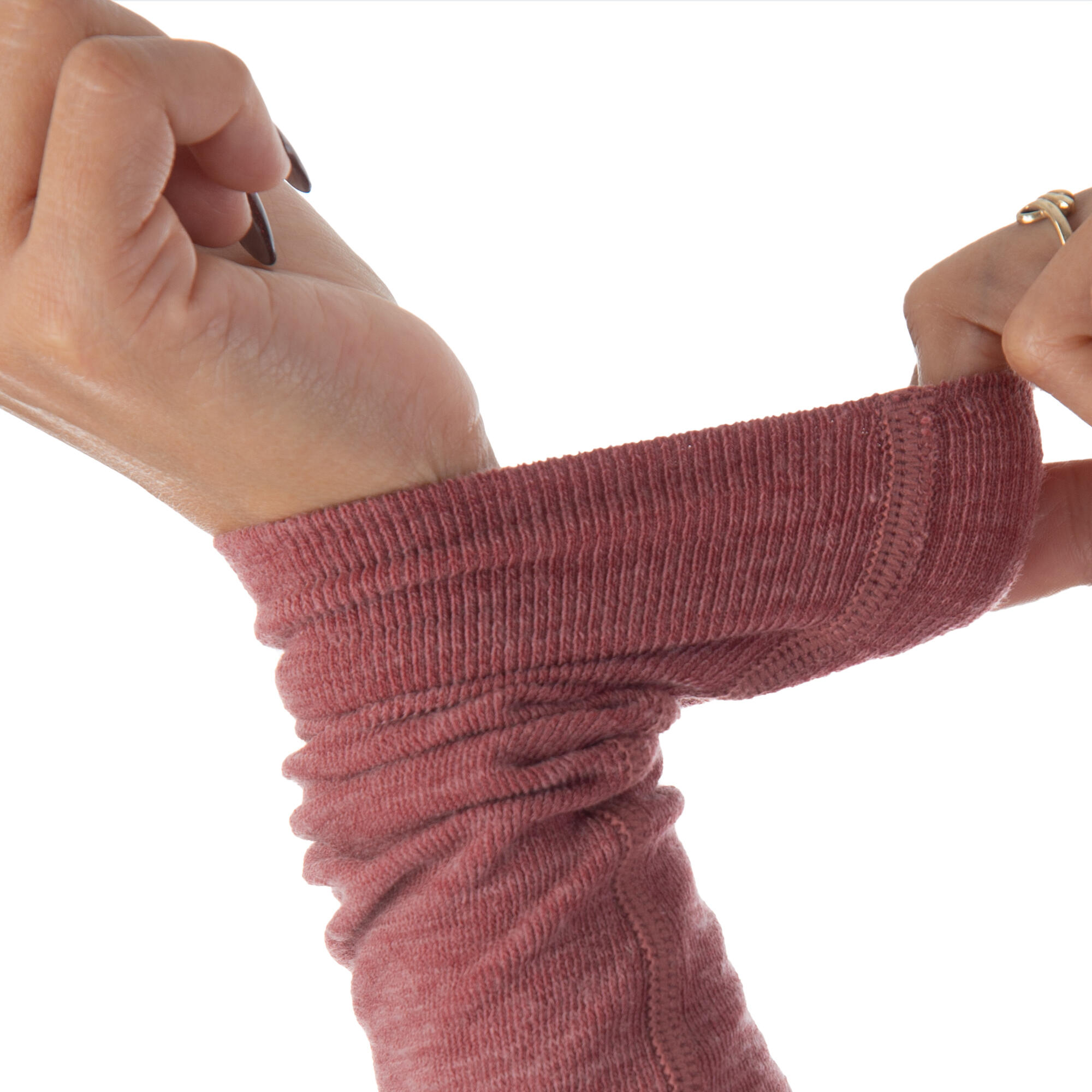 Damen Skiunterwäsche Funktionsshirt Langarm Merinowolle seamless atmungsaktiv 6/7