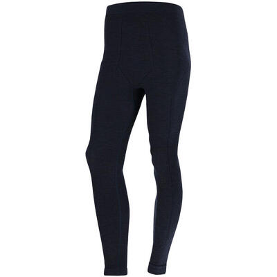 Thermounterwäsche Herren mit Merino-Wolle | lange Unterhose | Schwarz Melange