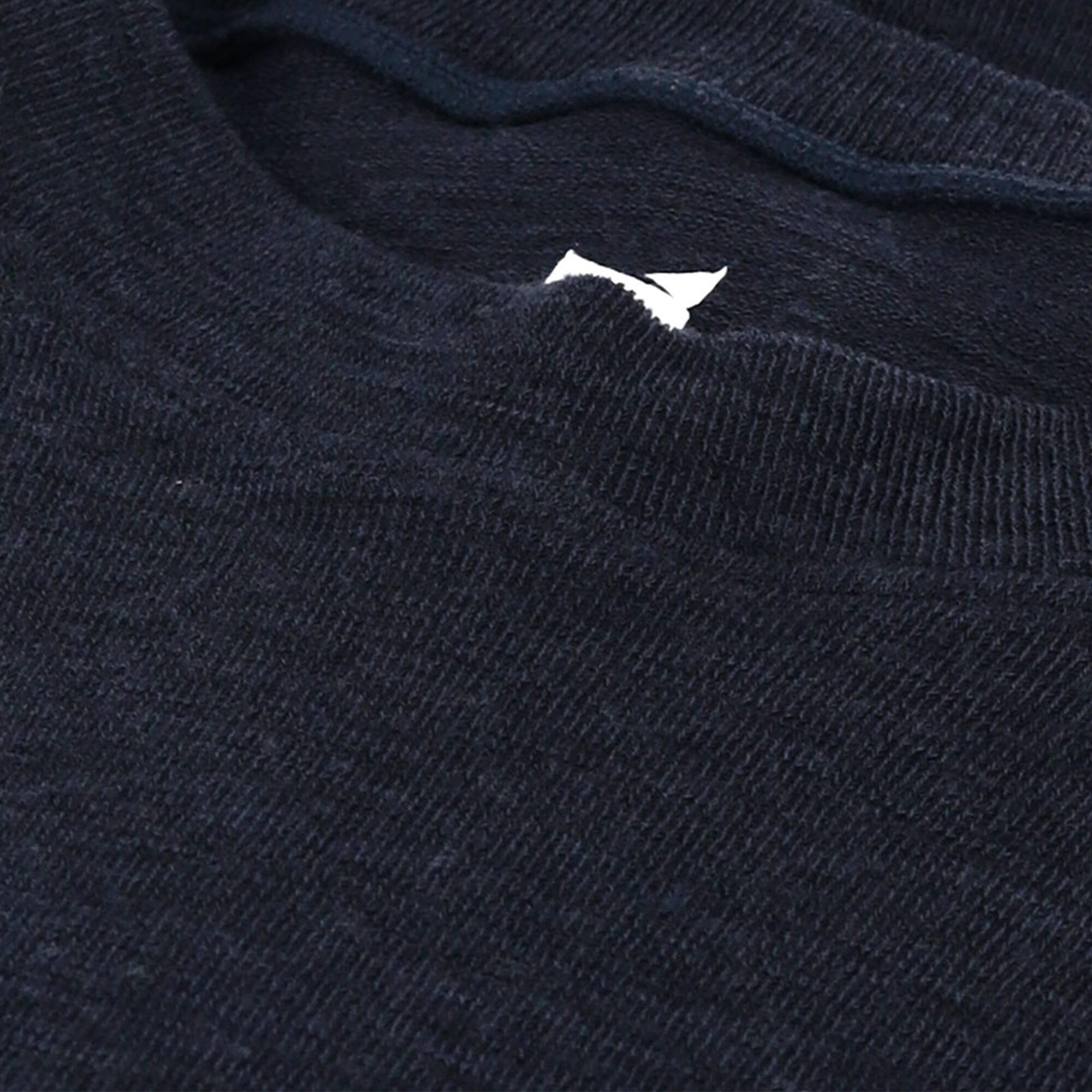 Thermounterwäsche Herren mit Merino-Wolle | Langarm-Unterhemd | Navy Melange 3/4