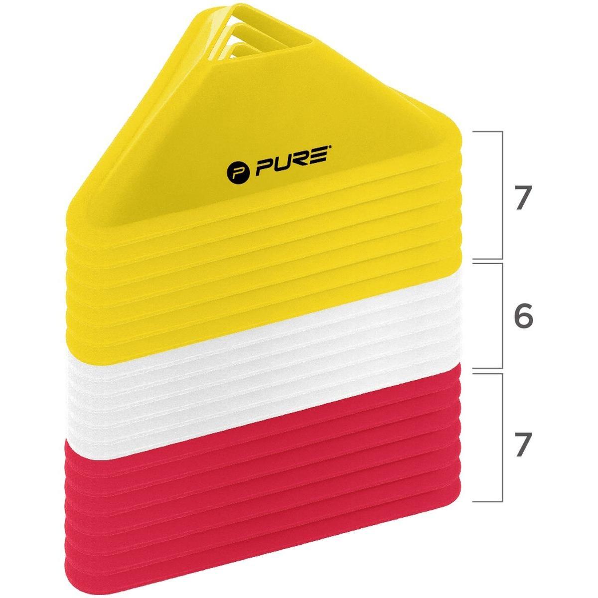 Set of 20 triangular cones Pure2Improve 4/7