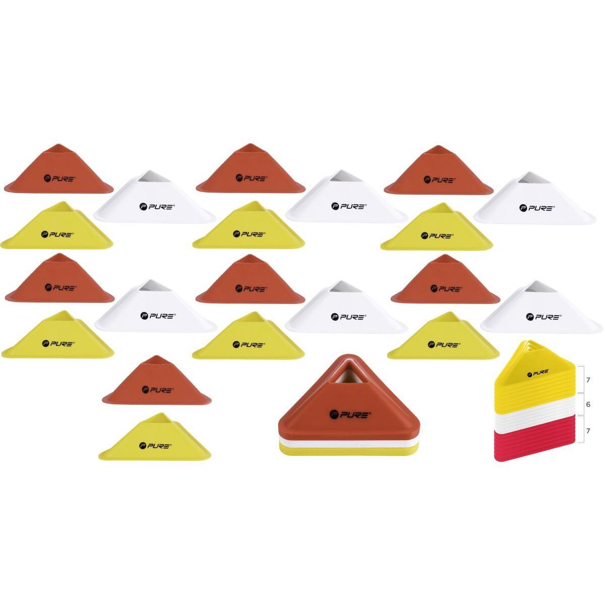 Set of 20 triangular cones Pure2Improve 2/7