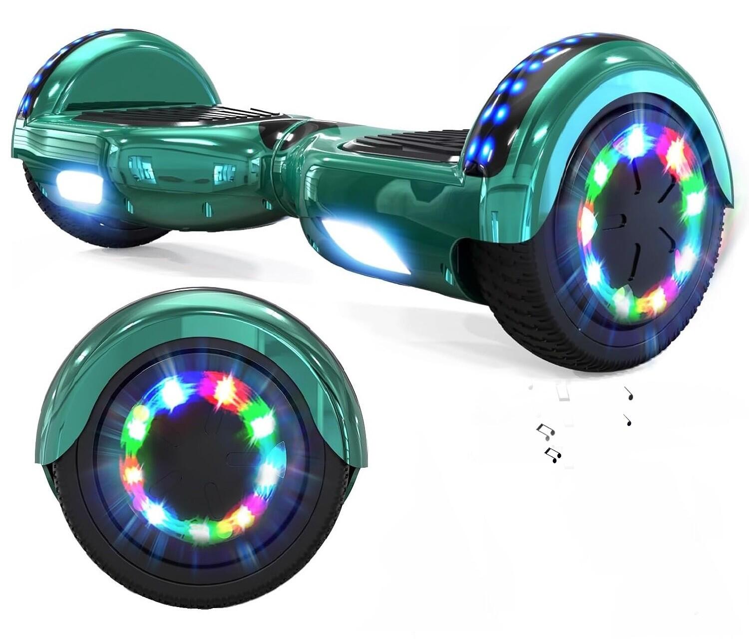 RCB Hoverboard de 6,5 Polegadas com Bluetooth e Luzes LED RCB-WJ1