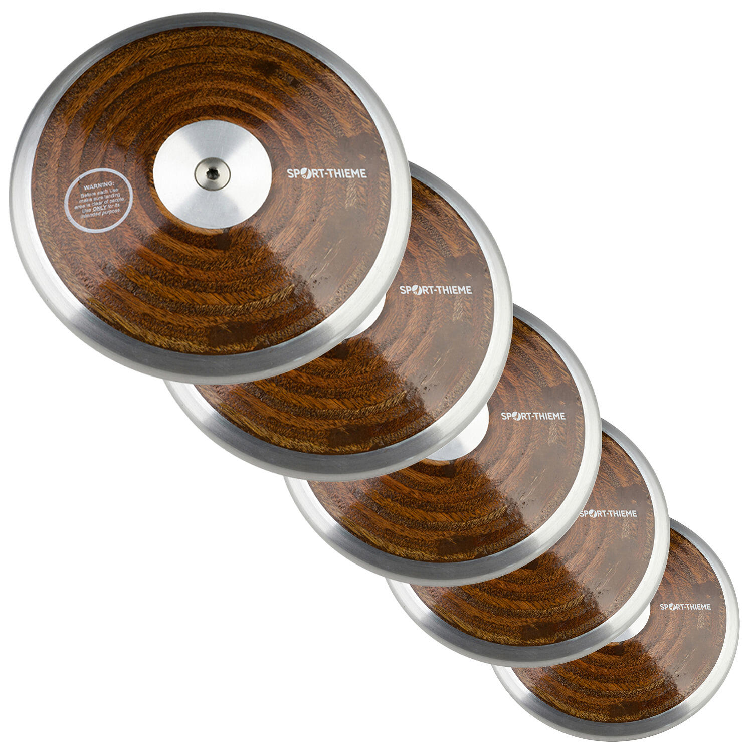 Competition Discus Wood 0.75 kg Leichtathletik Unisex 3/4