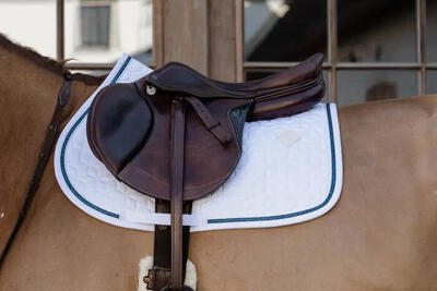 Zadeldoek glitter rope jumping navy pony