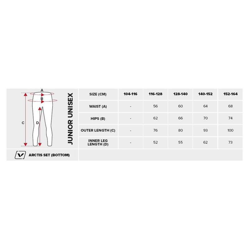 Set de lenjerie de corp termică pentru copii Viking Arctis Polartec