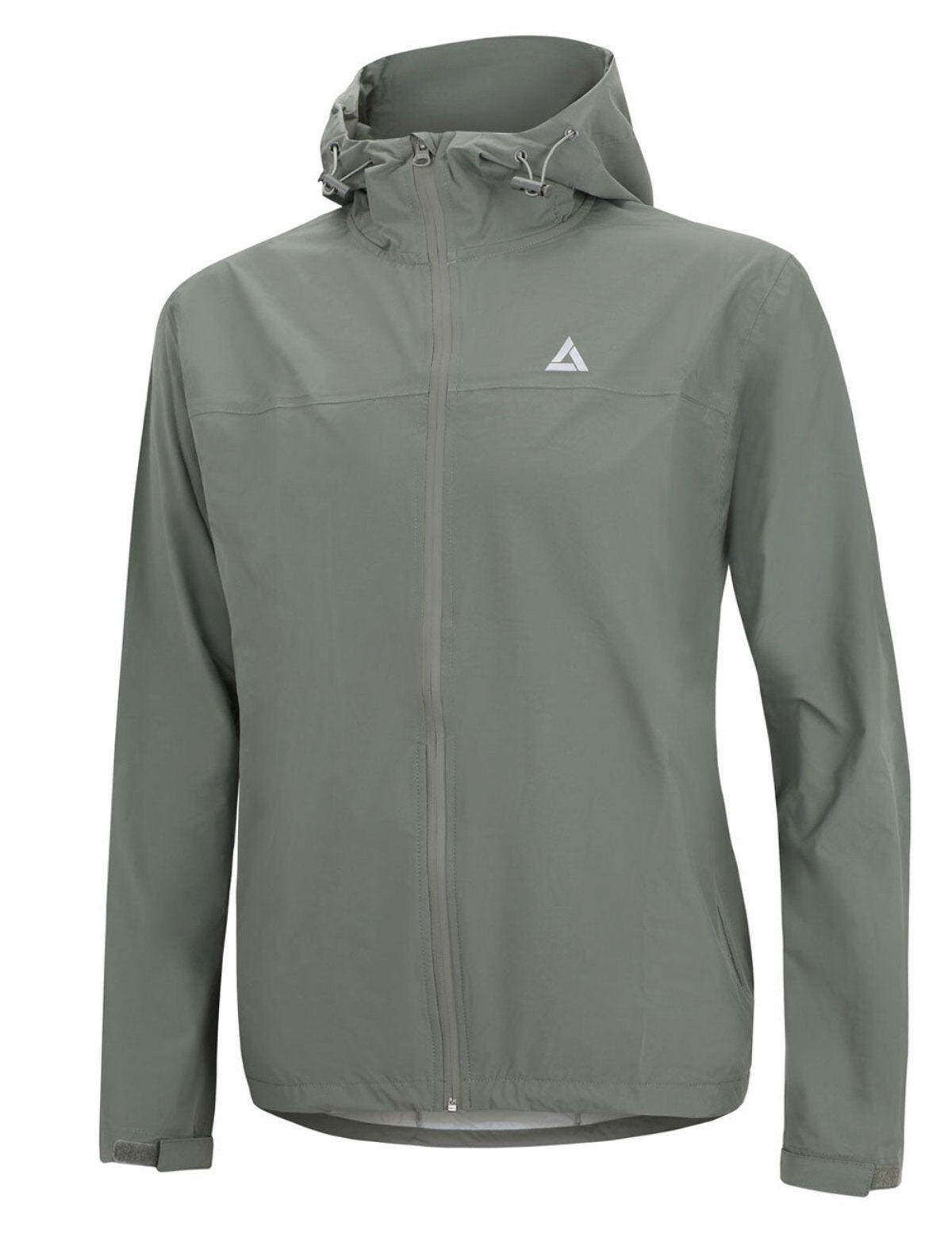 Herren Regenjacke - Fahrradjacke mit Kapuze Pro Line Grau 4/4