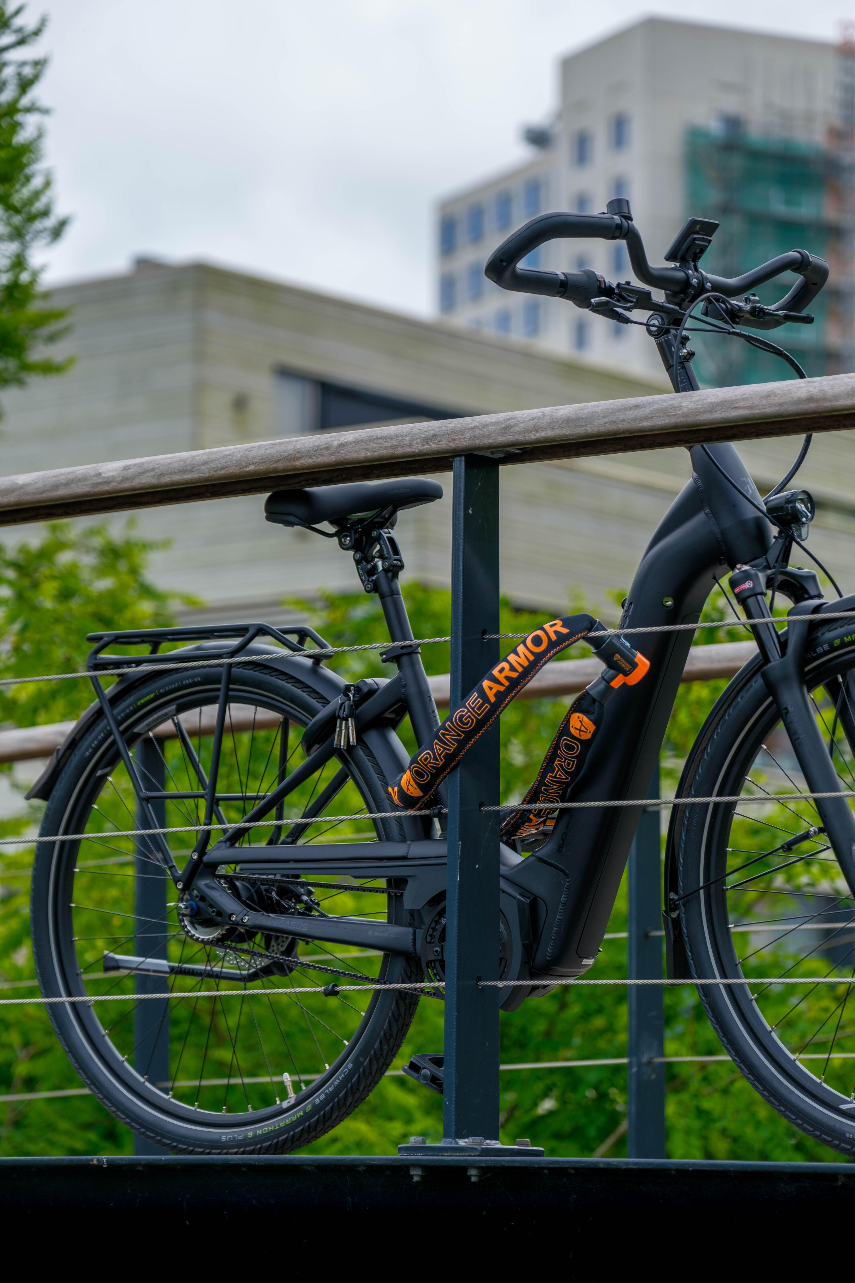 Orange Armor Thor - Kettenschloss - Fahrradschloss - ART2 - Schwarz/Orange 7/7