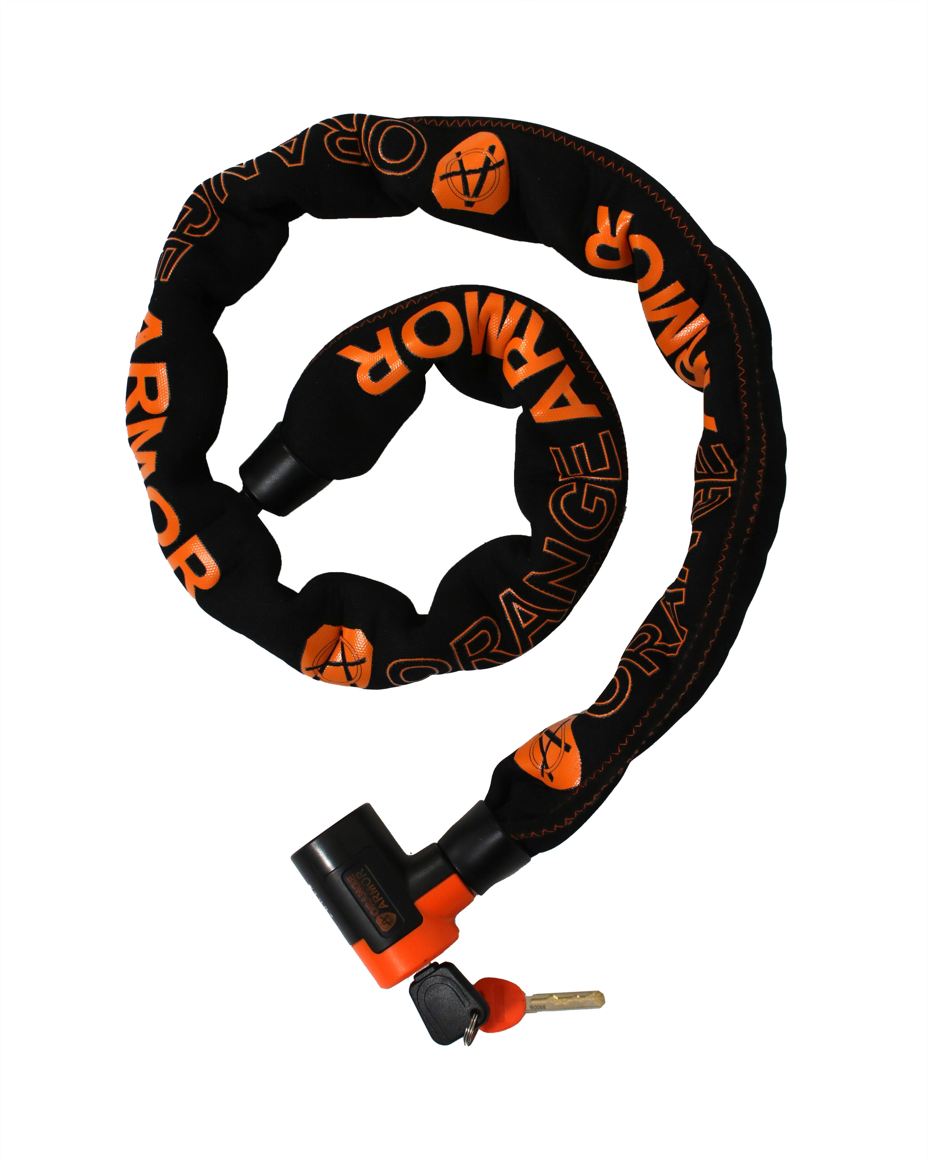 Orange Armor Thor - Kettenschloss - Fahrradschloss - ART2 - Schwarz/Orange 2/7