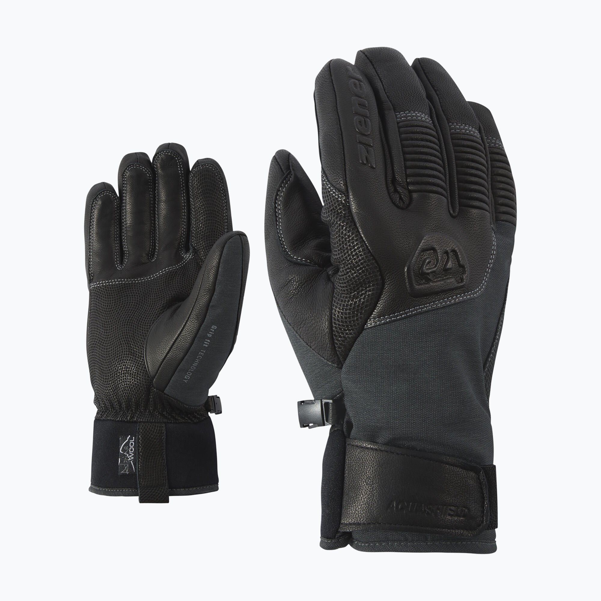 ZIENER Ganzenberg As AW heren skihandschoenen 4/7