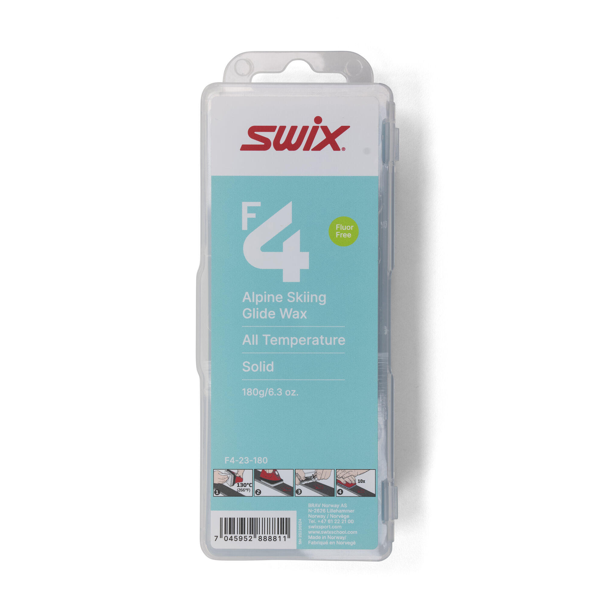 SWIX Skluzný vosk F4