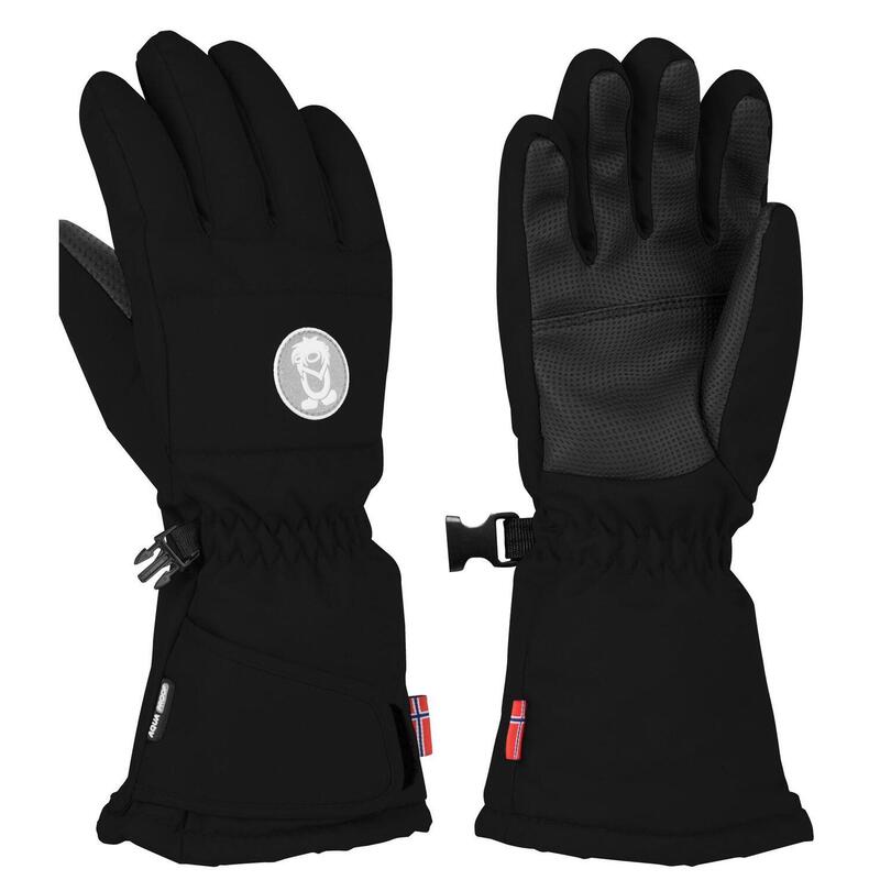 Gants enfants Narvik Noir taille 4,5 ; 7-8 ans