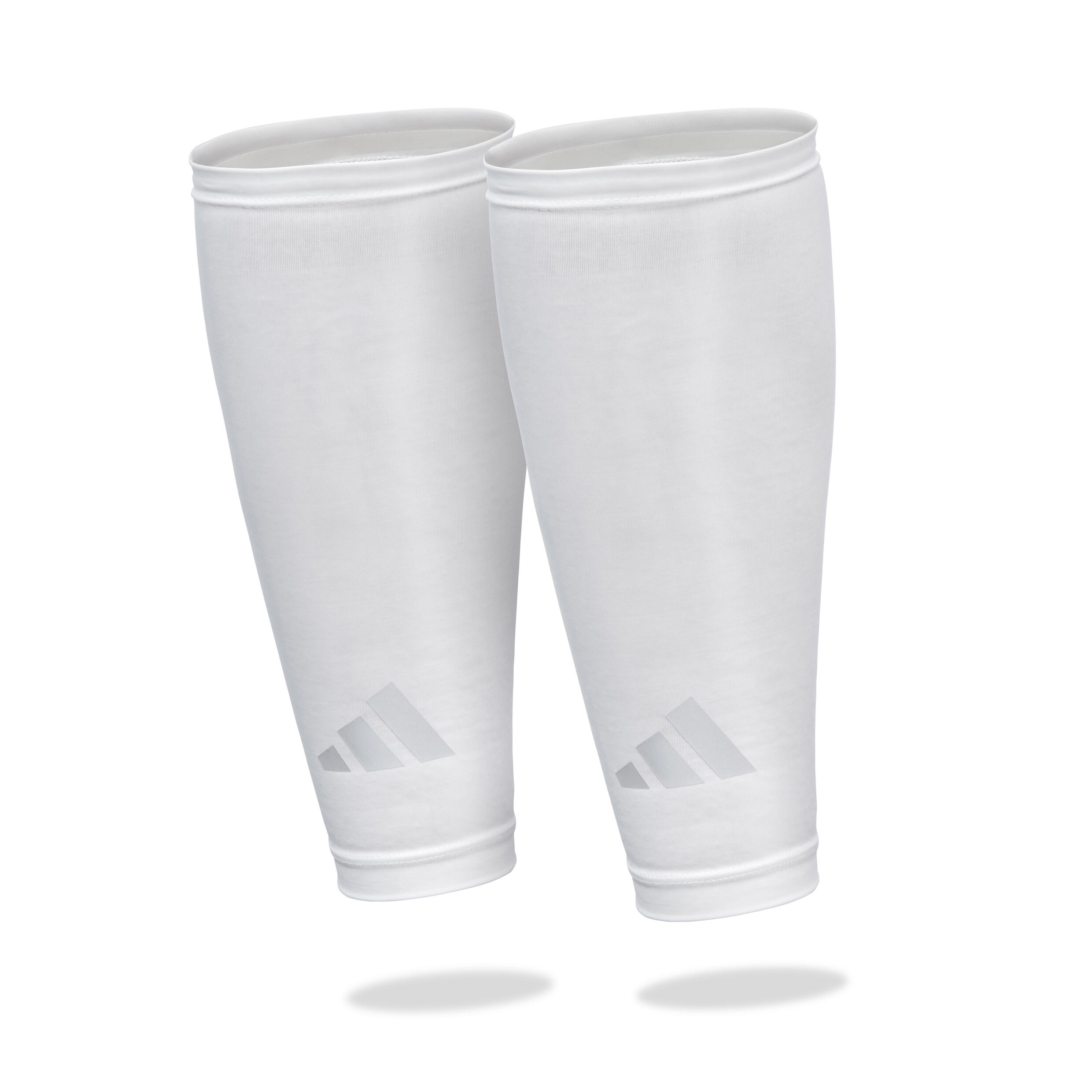 Adidas - Aeroready Manchons De Compression Pour Mollets Blanc - L/xl - Bande De Travail - 44 L - Decathlon