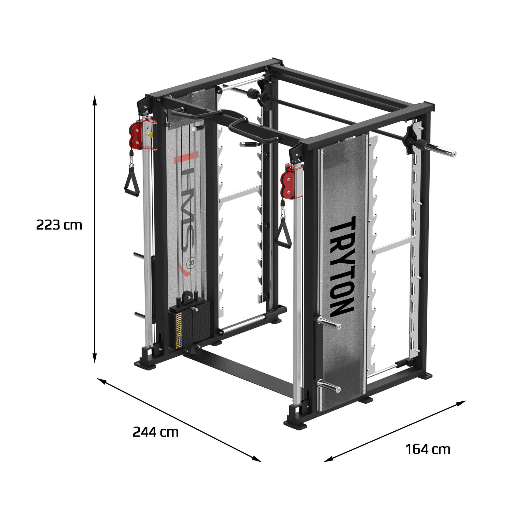 TRYTON PORTAIL AVEC PALAN 3D - DOUBLE LEVAGE ET PILE COMMERCIAL HMS 3/7