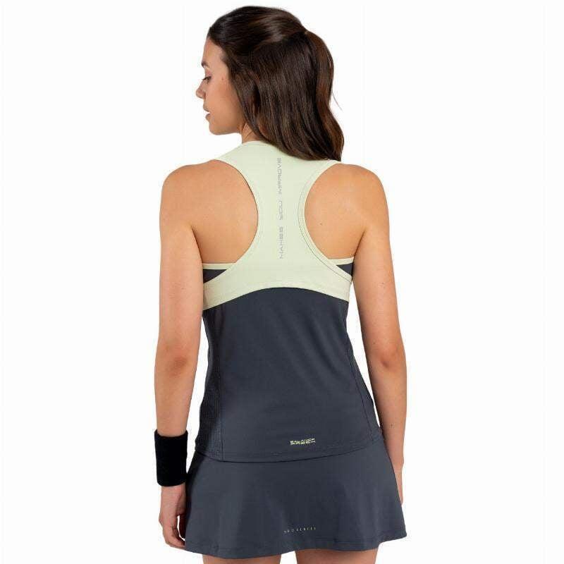 Canotta Pro da donna grigio antracite 2/5