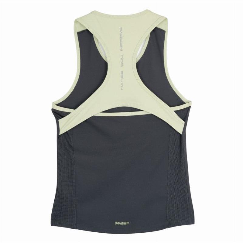 Canotta Pro da donna grigio antracite 4/5