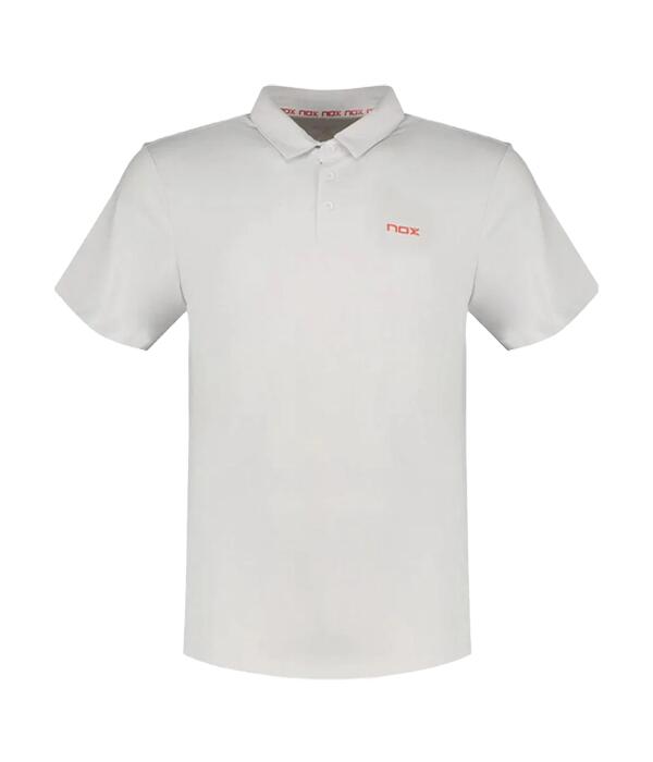 NOX Polo sportiva da uomo TEAM bianco