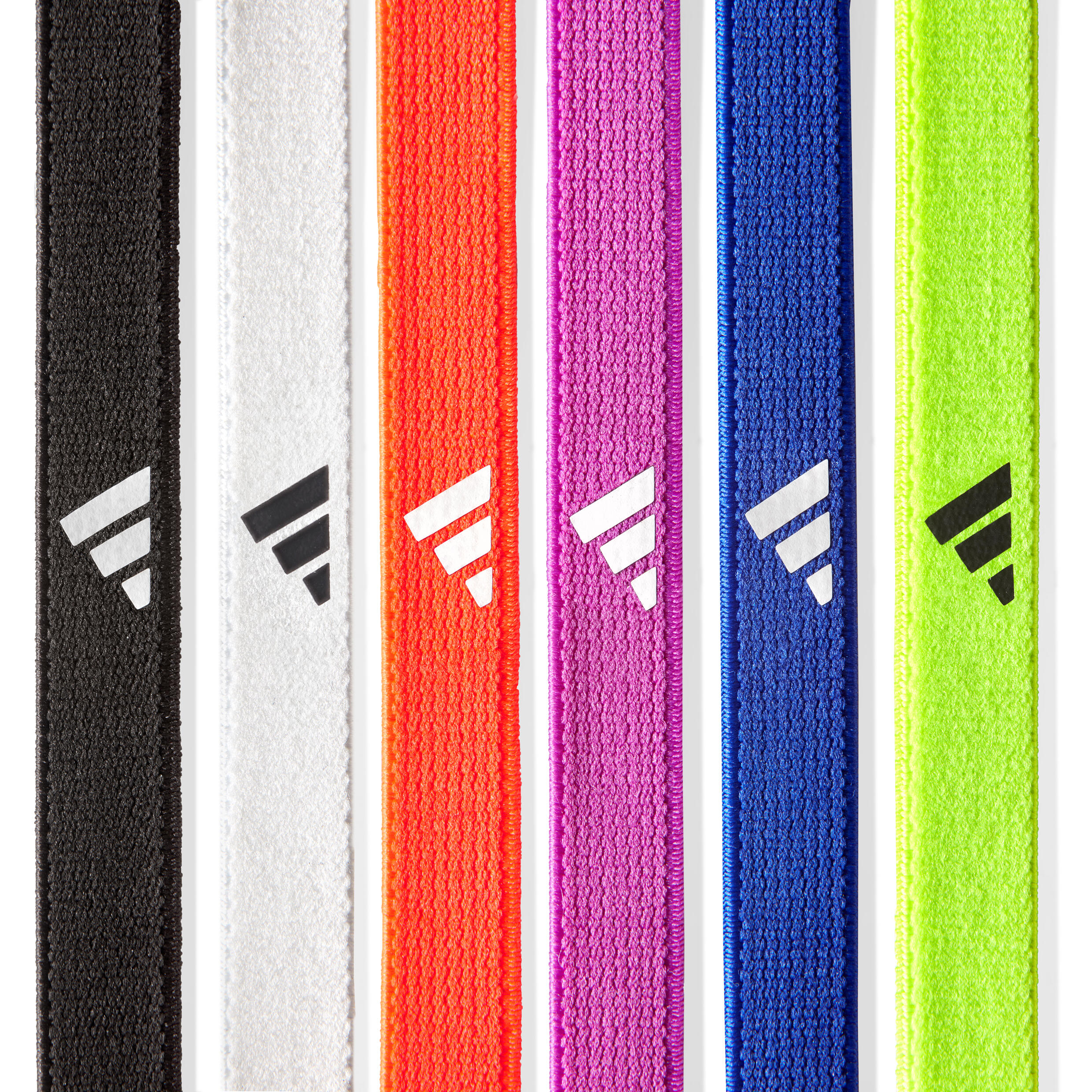 Bandeaux - Noir, blanc, rouge, violet, bleu, jaune 2/8