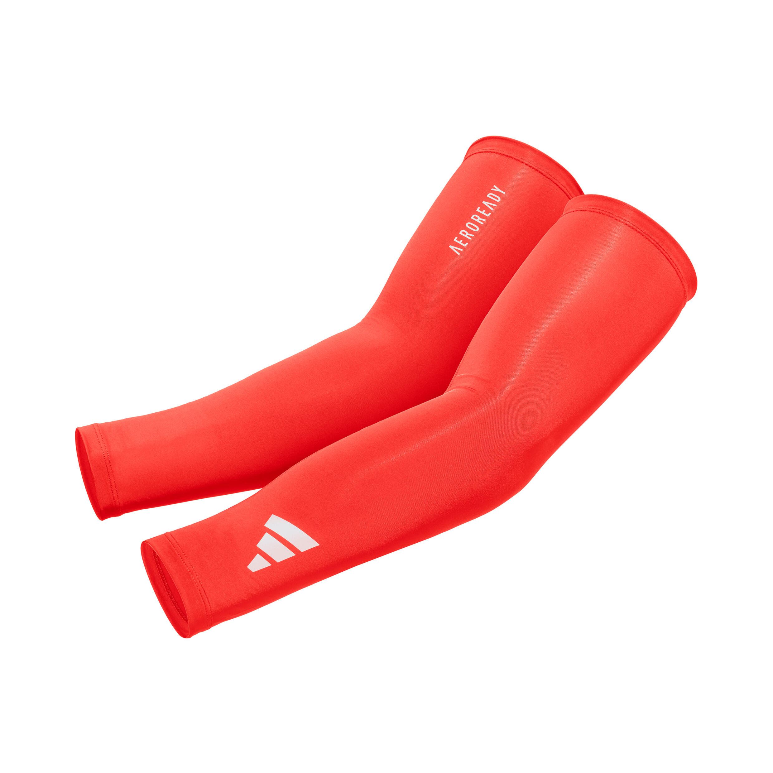 Adidas Mangas de Compresión Aeroready Reflecante Rojo 1/6
