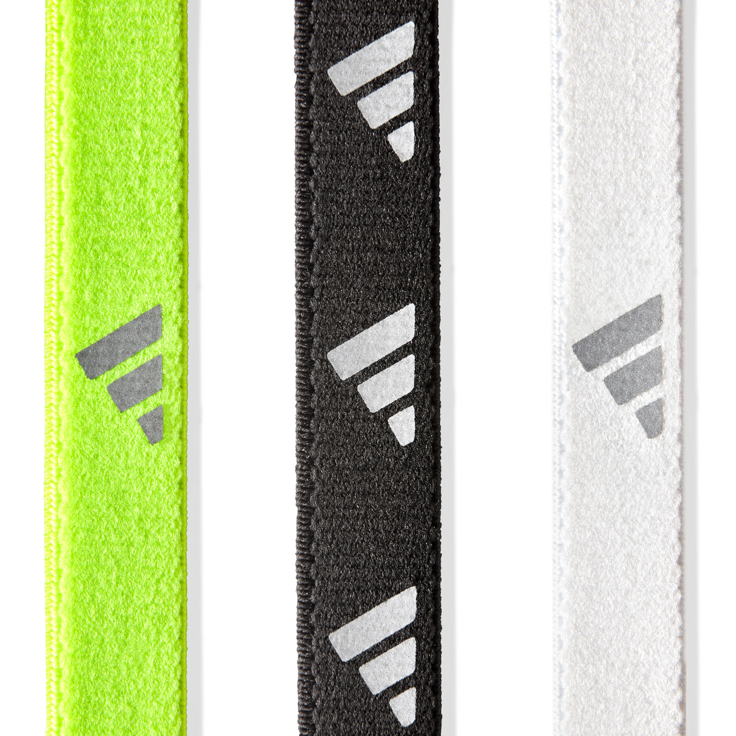 Adidas Bandas Cabeza Deportivas Reflectantes Pack 3 2/7