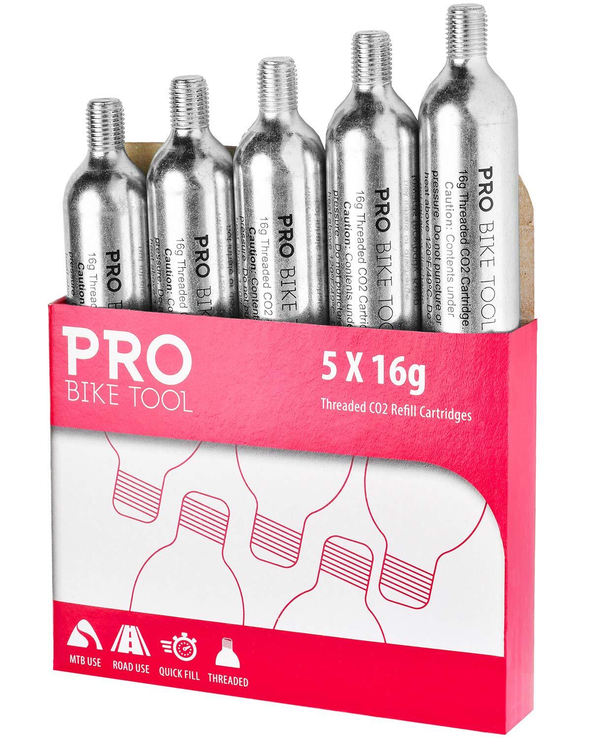 Pro Bike Tool 16g CO2 Kartuschen Gewinde schnelles Aufpumpen der Reifen fur PRO BIKE TOOL Decathlon