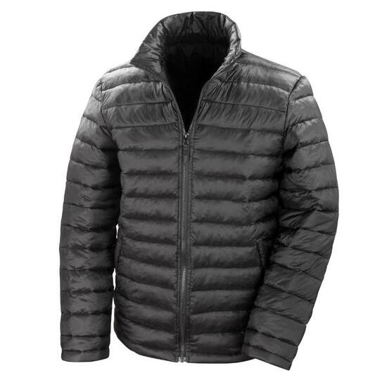 Ice Bird Veste Rembourrée Hydrofuge Et Coupevent Homme (Noir)