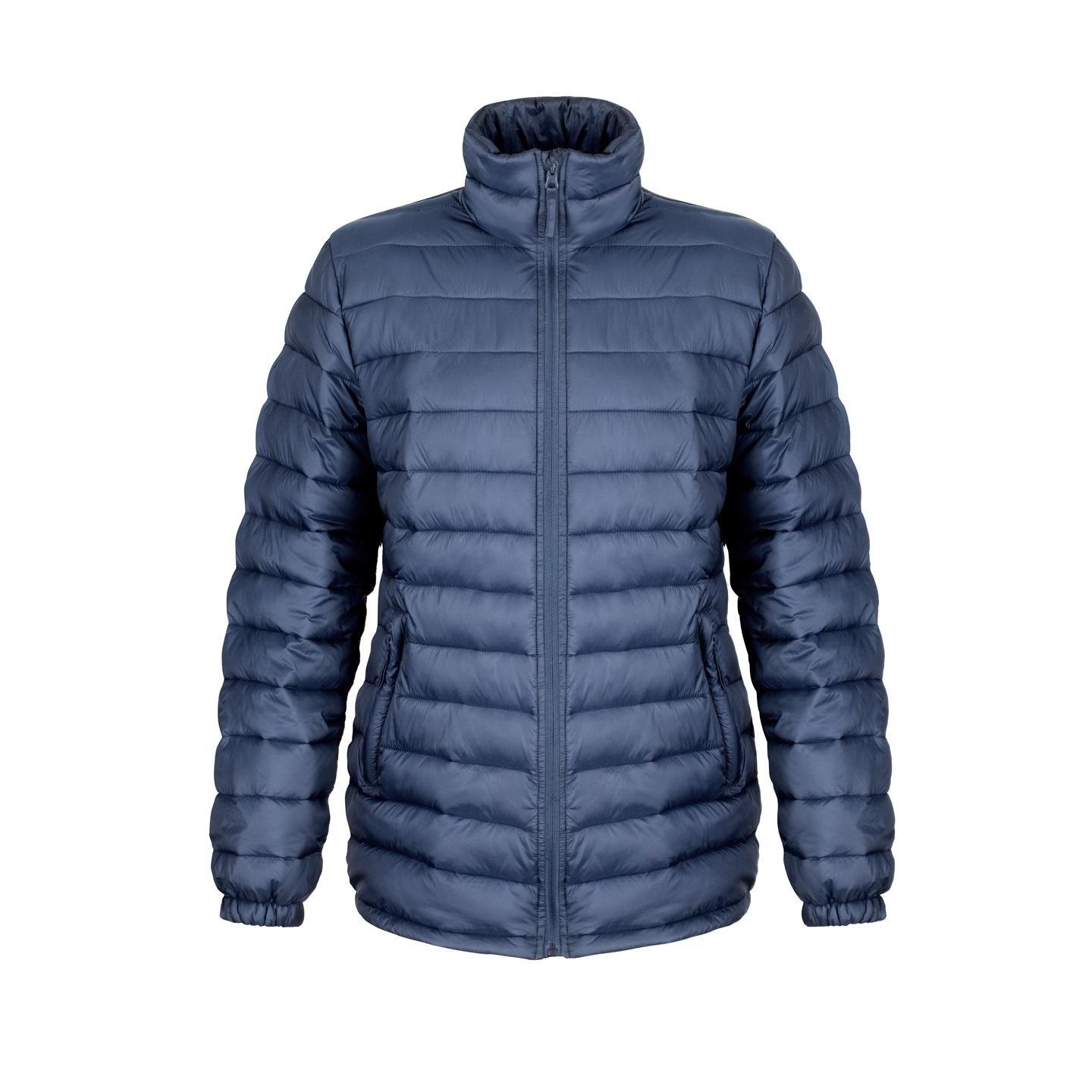 Ladies/WoHomem Ice Bird Padded Jacket (Water Repellent & Windproof) (Azul 2/5