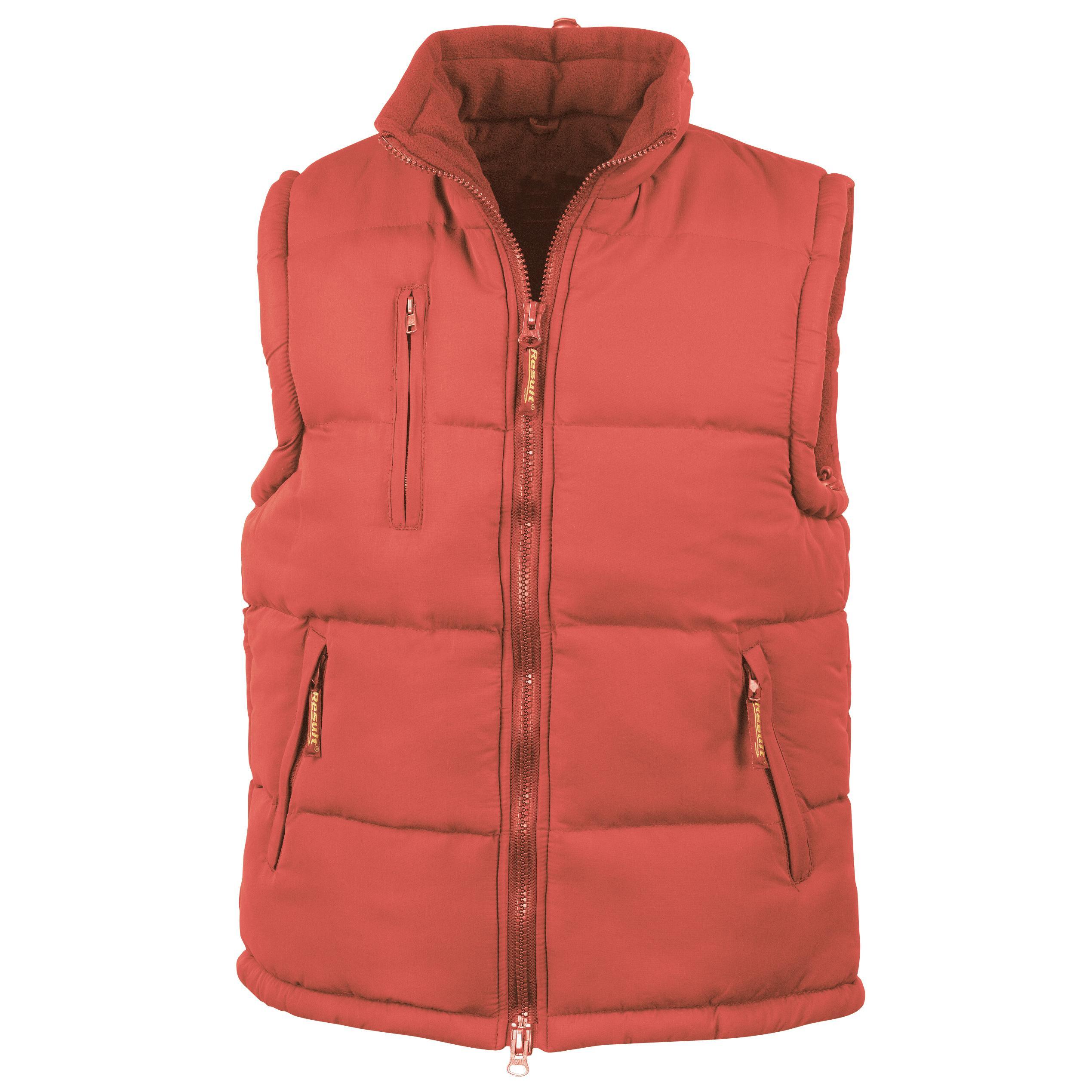 Doudoune Rembourrée Hydrofuge Et Coupevent Homme (Rouge) 2/3