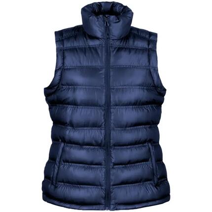 Ice Bird Gilet Coupevent Hydrofuge Femme (Bleu Marine)