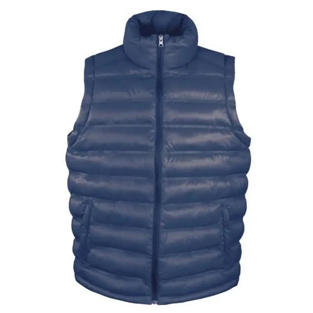 Mens Ice Bird Padded Bodywarmer / Gilet Jacket (Navy Blue)