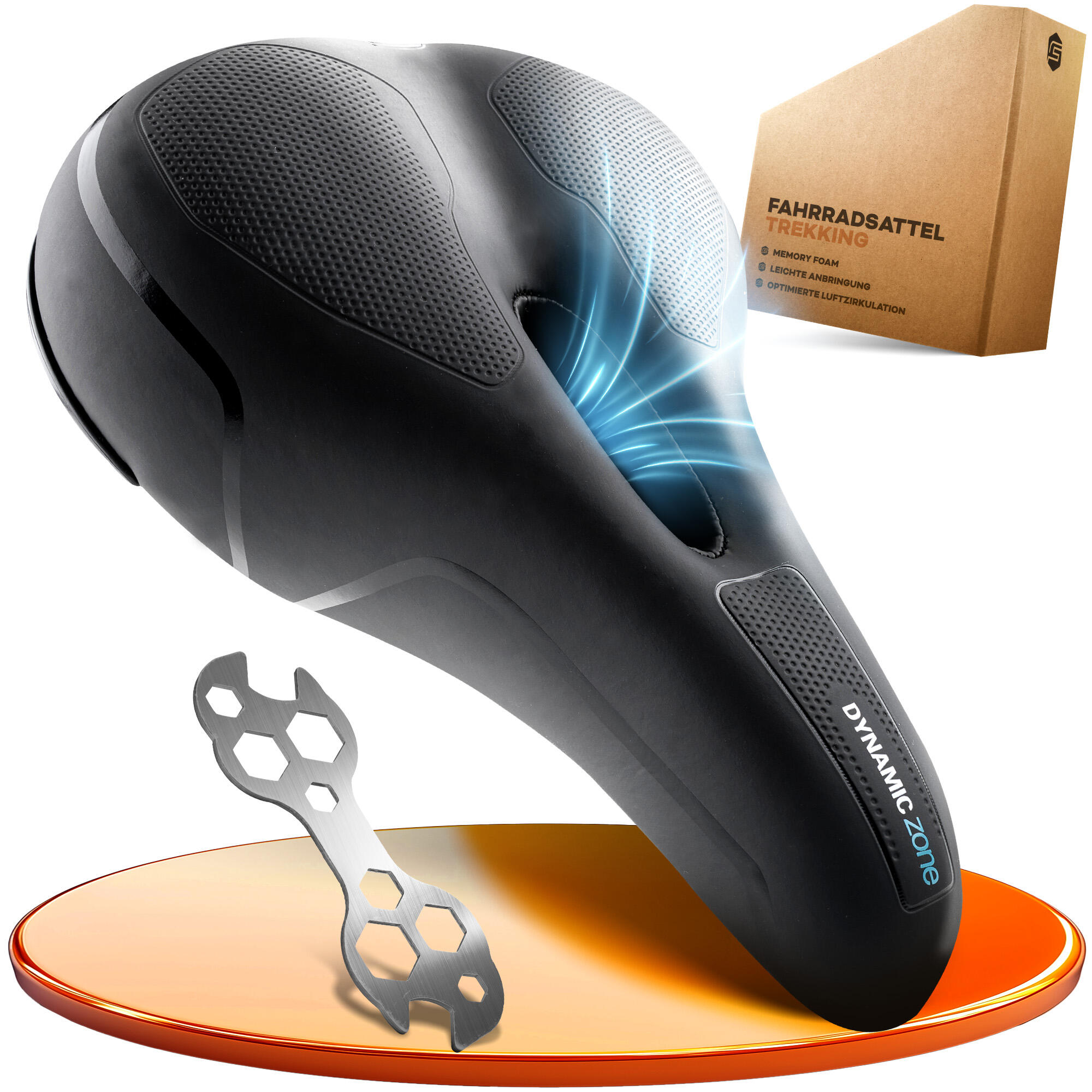 FORRIDER Trekking-Fahrradsattel – Komfort & Ergonomie für lange Touren