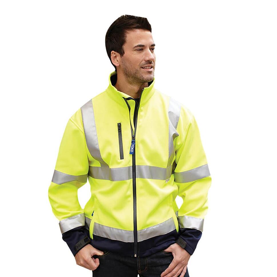 Męska Kurtka Sofshell HiVis
