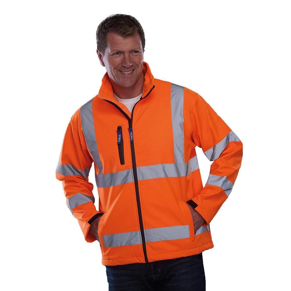 Męska Kurtka Sofshell HiVis
