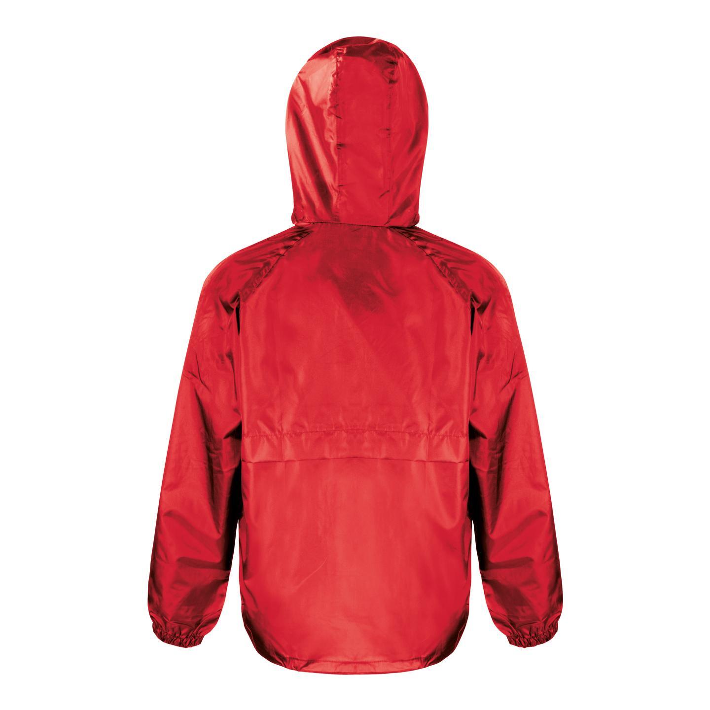 Giacca A Vento Leggera E Impermeabile Uomo Result Rosso 3/4