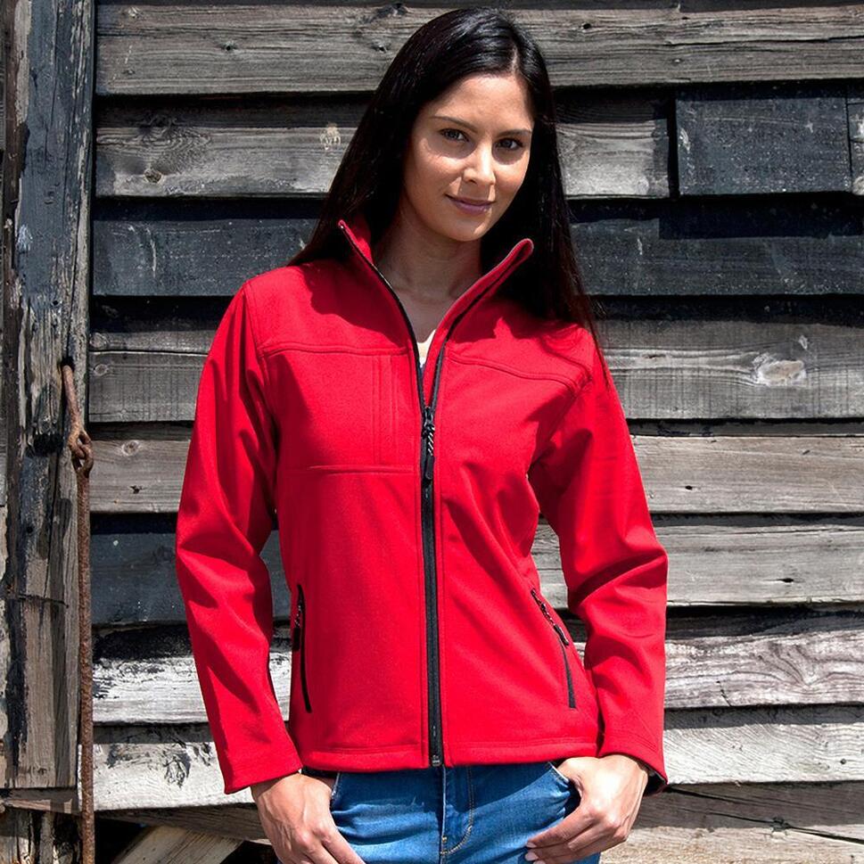Damska Kurtka Softshell Premium 3warstwowa Performance (wodoodporna,