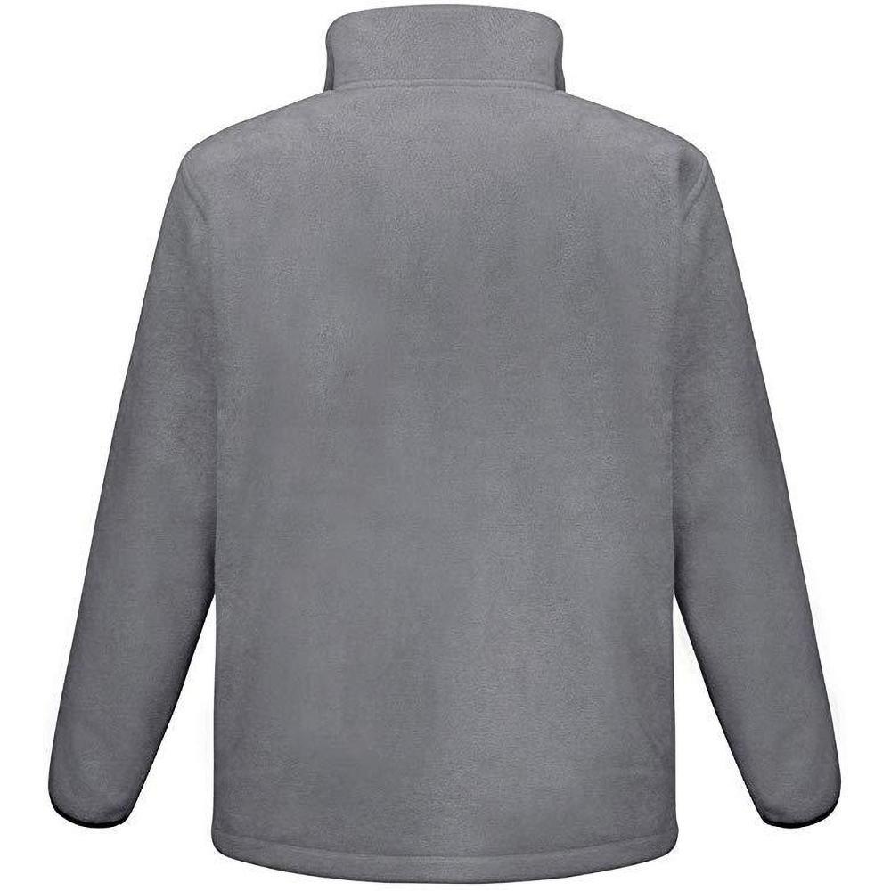 Mens Core Fashion Fit Outdoor Fleece Jacket (Gris) 3/4