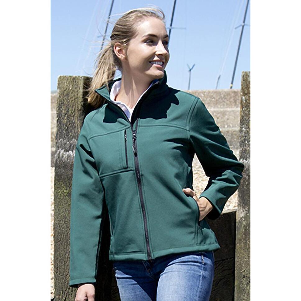 Damska Kurtka Softshell Premium 3warstwowa Performance (wodoodporna,
