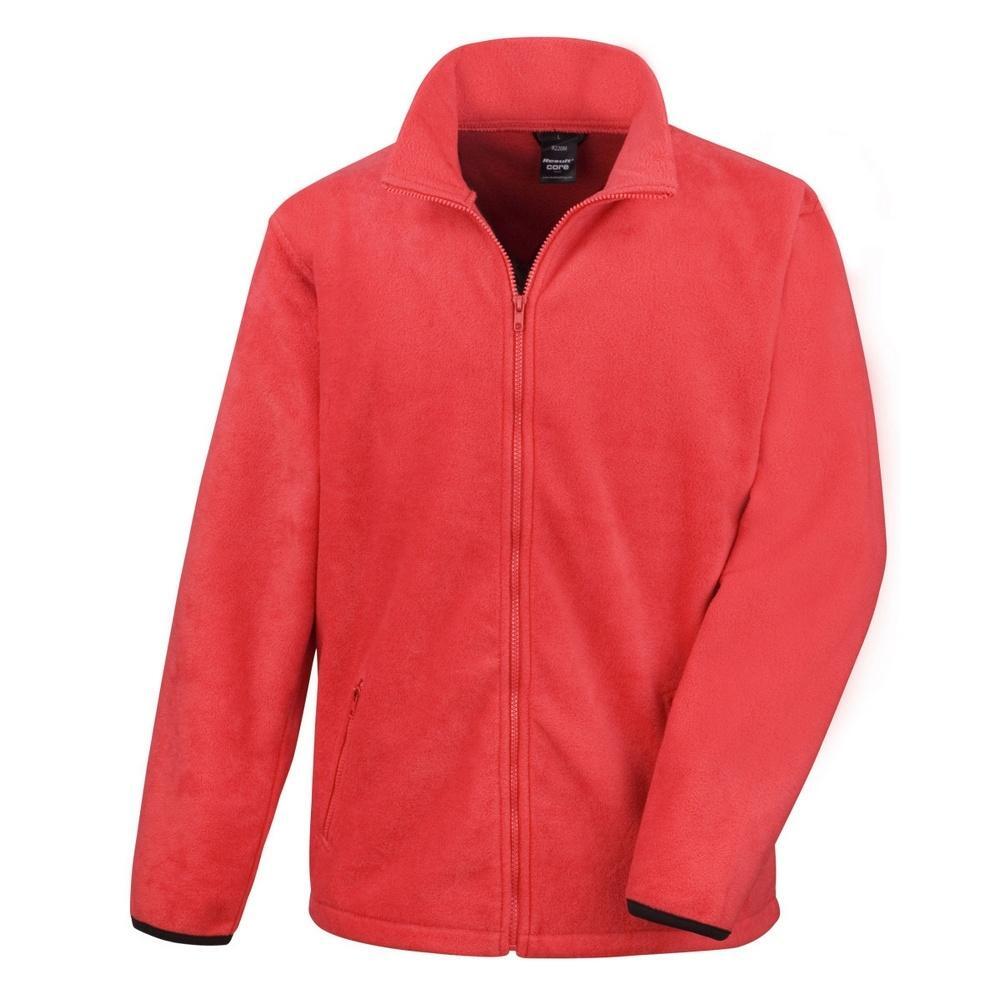 Mens Core Fashion Fit Outdoor Fleece Jacket (Rouge Feu) 2/3