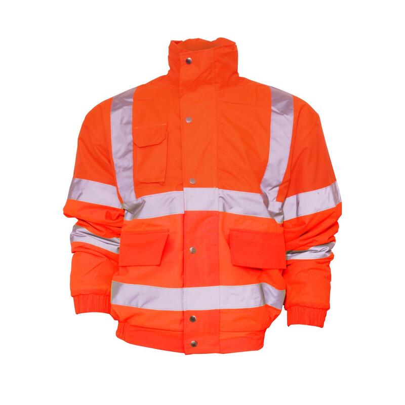 Heren HiVis Bomber Jacket (Hoi Vis Oranje)