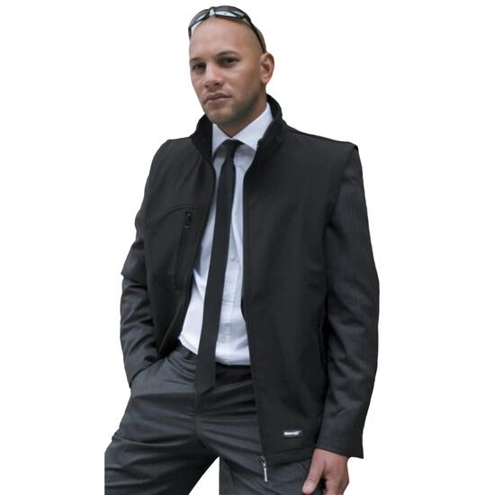 Veste Sans Manches Imperméable Homme (Noir/Noir)
