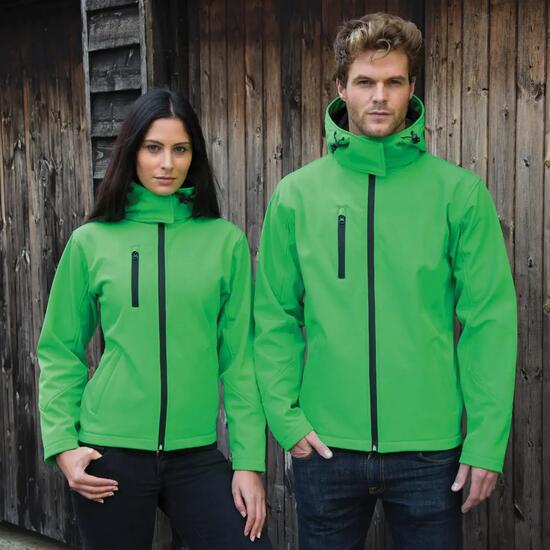 Core Lite Veste Softshell À Capuche Homme (Vert/Noir)
