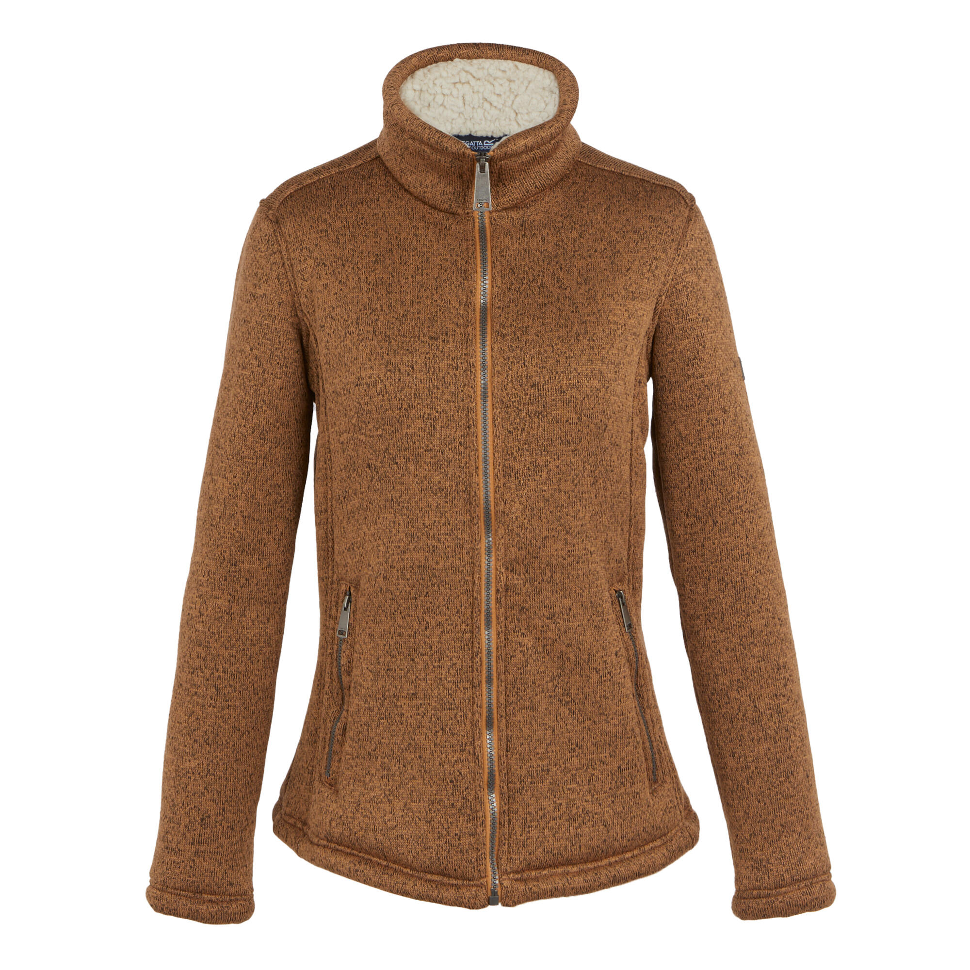 REGATTA Womens/Ladies Razia II Full Zip Fleece Jacket (Light Vanilla/Bran Brown)